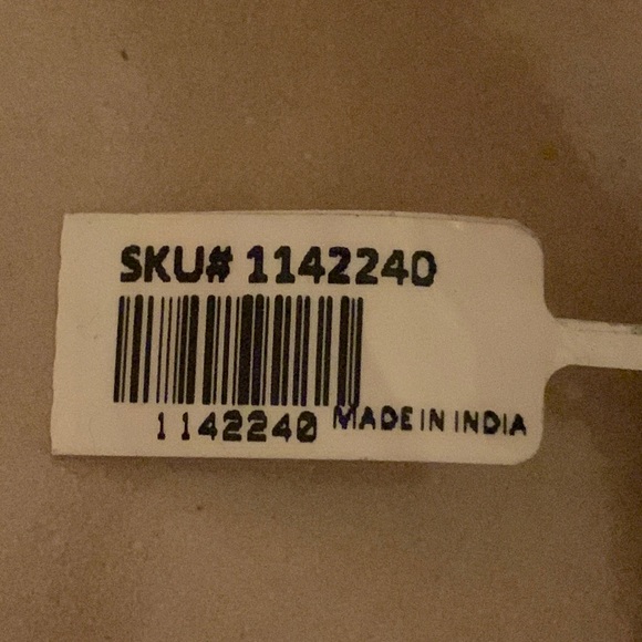 Cream Fortune Cookie Purse Handcrafted Made in India - Picture 8 of 9